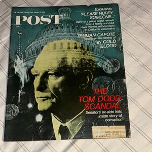 ⁠VTG Saturday Evening Post Jan 13 1968 Tom Dodd Scandal Truman Capote